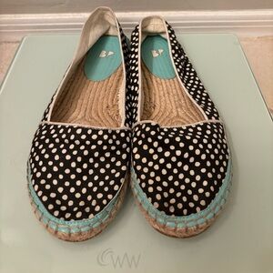 BP brand (Nordstrom). Polka-dot espadrille, size 8.5